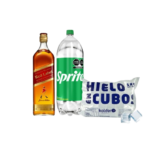whisky jhonnie walke red lebel 1L + sprite 3L + hielo 1K