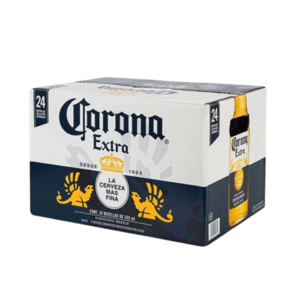 caja cerveza corona 24 unidades 330cc