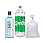 GIN BOMBAY SAPPHIRE 750 ML + SPRITE 3L + HIELO 1K