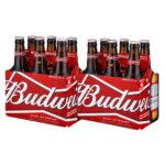 12 Botellines Budweiser 330cc