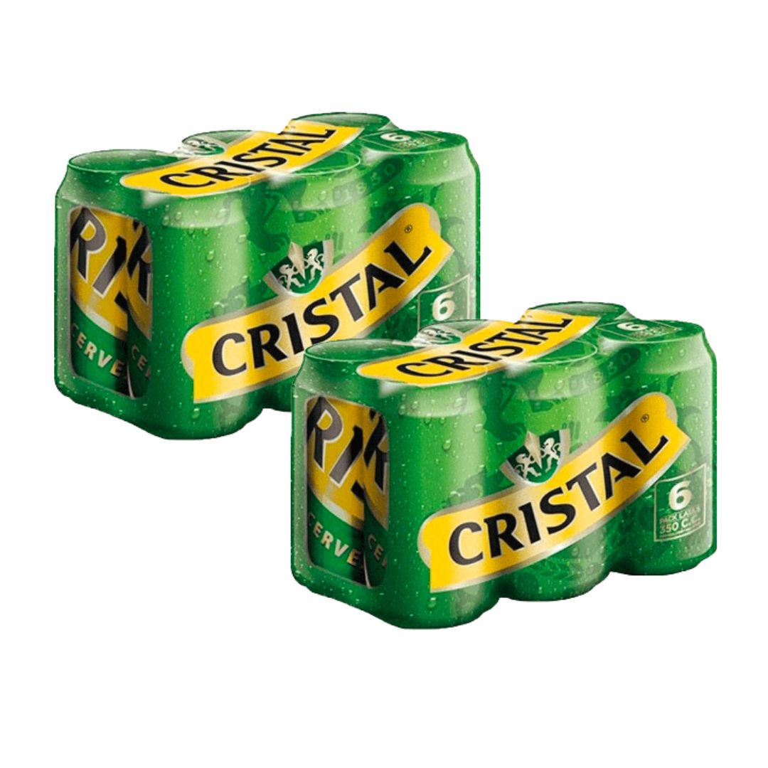 12 Latas Cristal 330cc