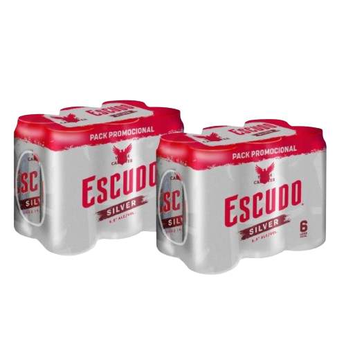 Pack 12 Latas Escudo Silver 470cc