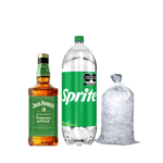 Promo Whisky Jack Daniel's Manzana 1L + Sprite 3L + hielo 1 kg