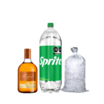 Promo Pisco Mistral Nobel 750 cc + Sprite 3L + hielo 1 kg